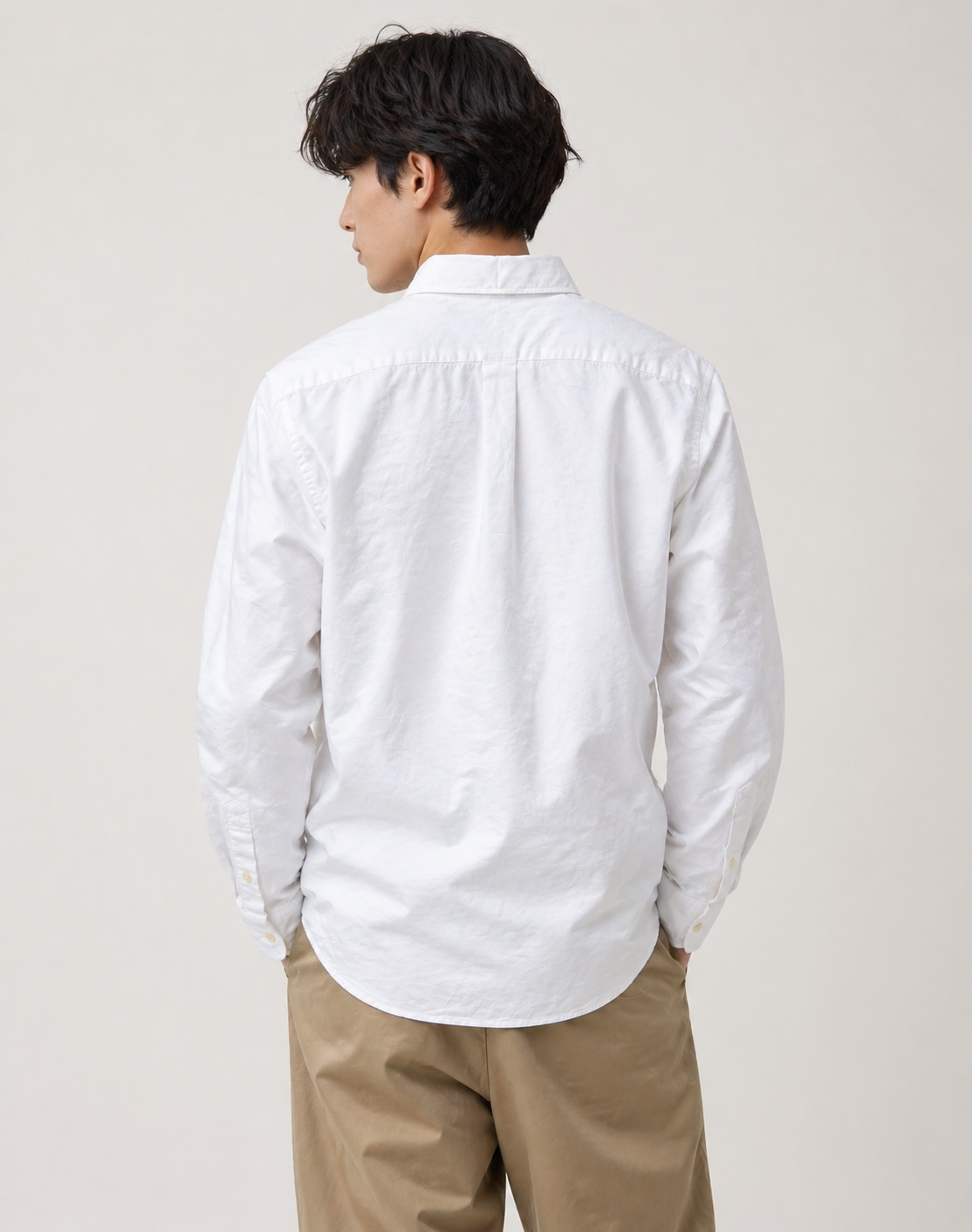 Classic White Oxford Button-Down Shirt