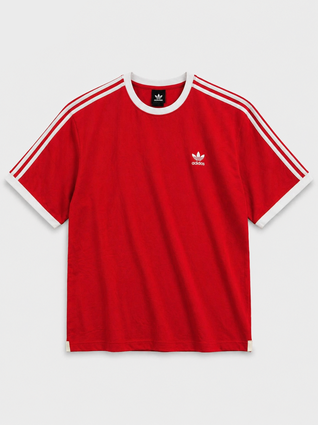 Adidas Three-Stripe Crewneck T-Shirt